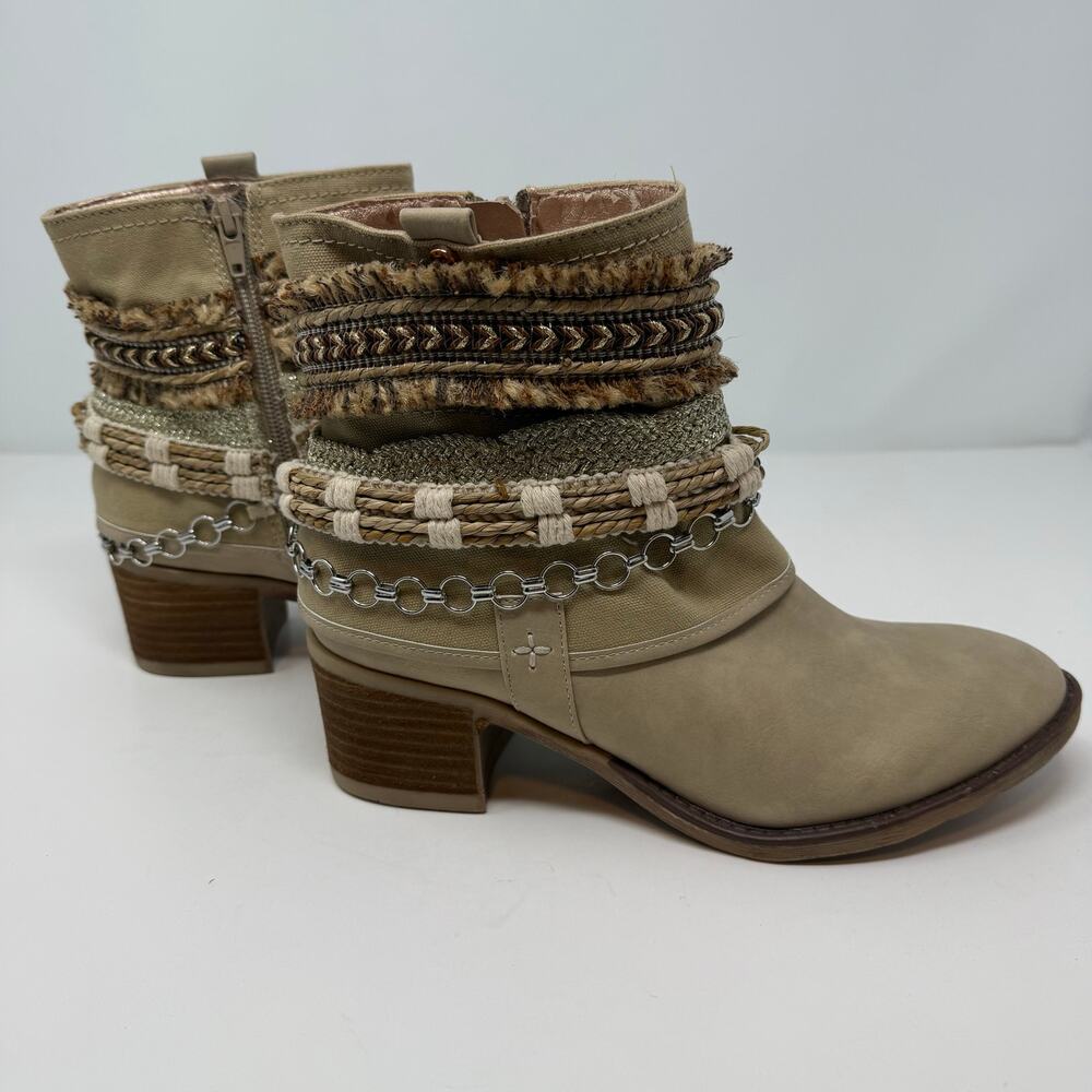 Bull Boxer Ankle Boots Women's 7.5 M Tan Danna Style number 4457263 - Picture 7 of 13
